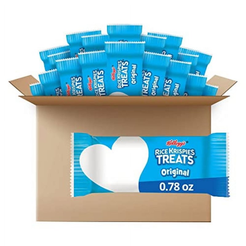 RICE KRISPIES TREATS MARSHMALLOW SNACK BARS KIDS SCHOOL LUNCH ORIGINAL 54 BARS