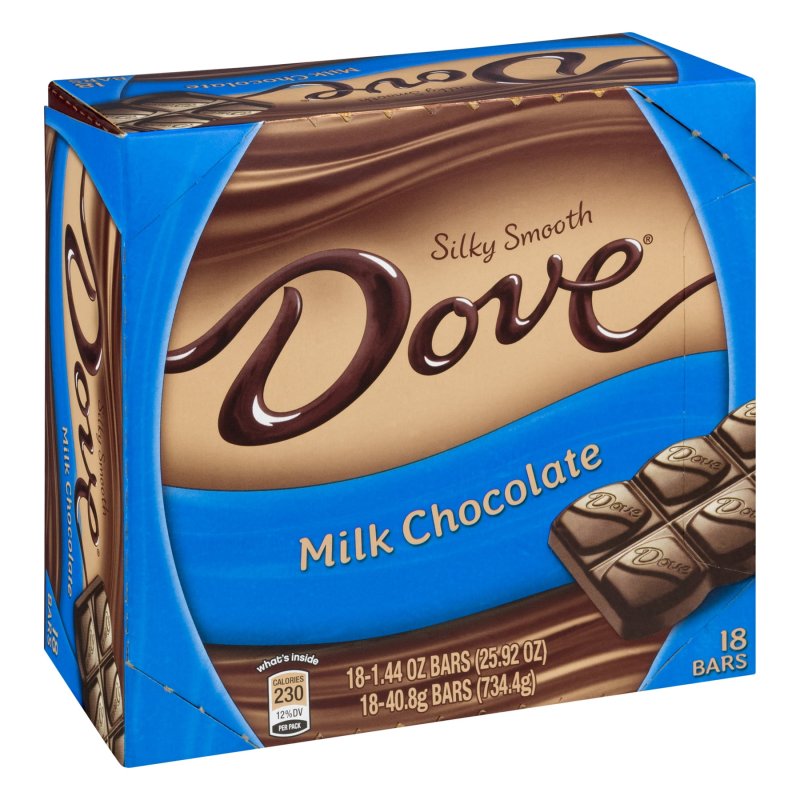 DOVE SILKY SMOOTH MILK CHOCOLATE BARS 1.44 OZ