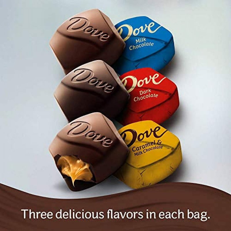DOVE PROMISES ASSORTED MILK & DARK CHOCOLATE CANDY 15.8 OZ BAG