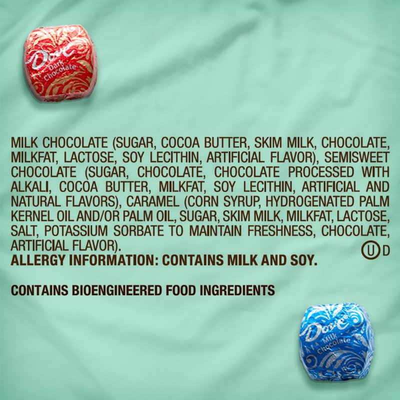 DOVE PROMISES ASSORTED MILK & DARK CHOCOLATE CANDY 15.8 OZ BAG
