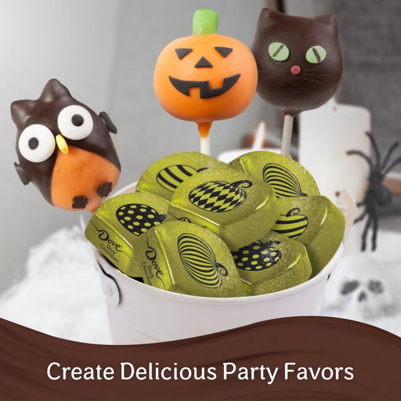 DOVE PROMISES DARK CHOCOLATE FALL HALLOWEEN CANDY 8.87 OZ