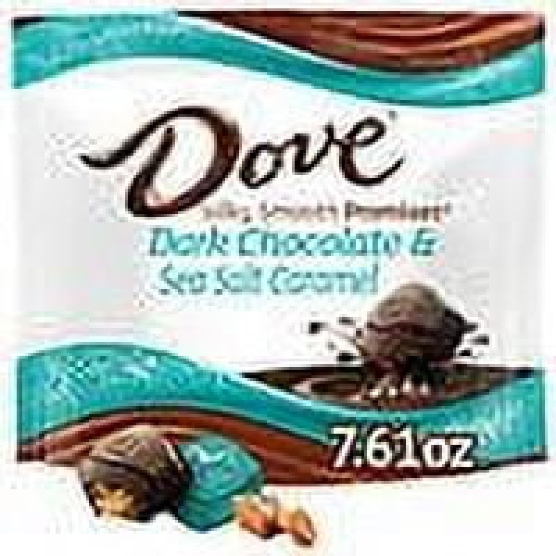 DOVE PROMISES SEA SALT CARAMEL DARK CHOCOLATE CANDY 7.61OZ 2 PACK