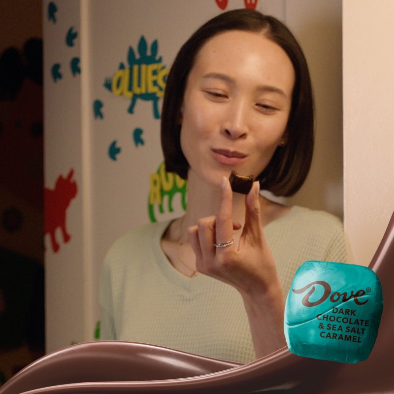 DOVE PROMISES DARK CHOCOLATE SEA SALTED CARAMEL CANDY 6.74 OZ PACK FOR AMERIKA SEPETI