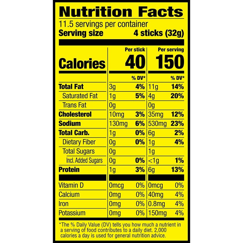 SLIM JIM SMOKED SNACK STICK PANTRY PACK ORIGINAL 0.28 OZ STICK 46COUNT