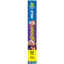 SLIM JIM SAVAGE SIZE MILD MEAT STICK MEAT SNACKS 3 OZ