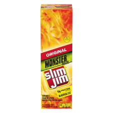 SLIM JIM ORIGINAL MONSTER SMOKED SNACK STICK SMOKED MEAT STICK 1.94 OZ 18 CT
