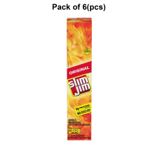 SLIM JIM ORIGINAL SNACKS 6 PACK UNLEASH BOLD FLAVOR