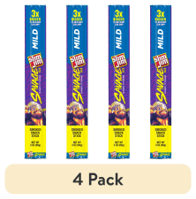 SLIM JIM SAVAGE SIZE MILD MEAT STICK 4 PACK MEAT SNACKS 3 OZ