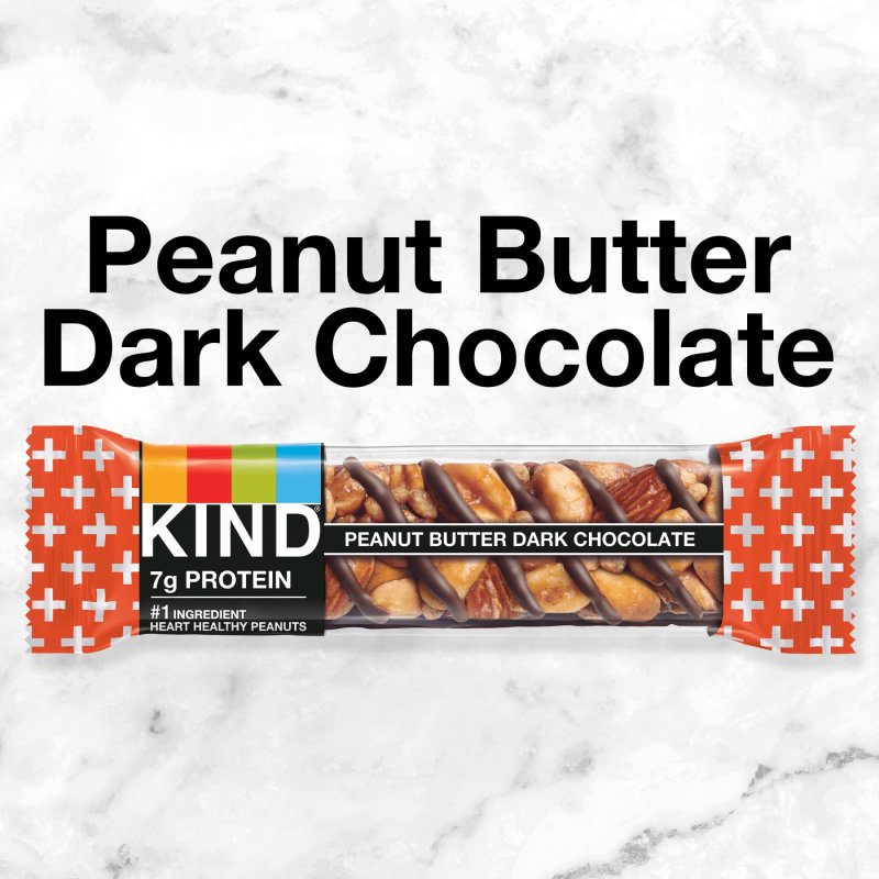 KIND GLUTEN FREE PEANUT BUTTER DARK CHOCOLATE SNACK BARS VALUE PACK 1.4 OZ 12 COUNT