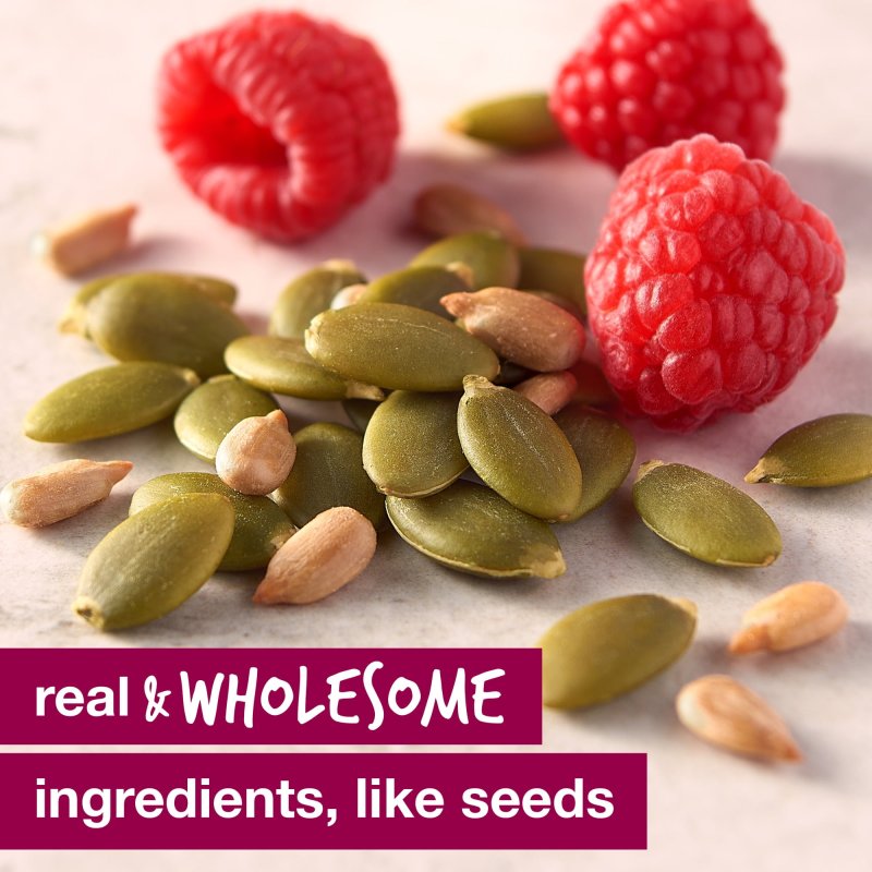 KIND SEEDS FRUIT NUTS SNACK BAR DARK CHOCOLATE RASPBERRY PUMPKIN SEED GLUTEN FREE 6 COUNT