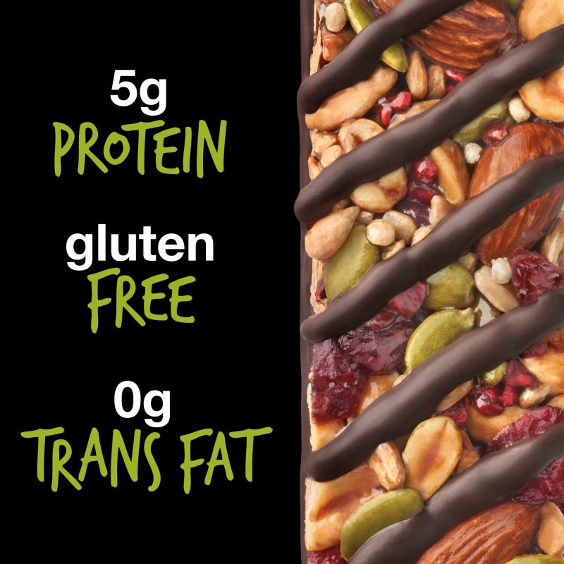 KIND SEEDS FRUIT NUTS SNACK BAR DARK CHOCOLATE RASPBERRY PUMPKIN SEED GLUTEN FREE 6 COUNT