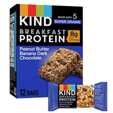 KIND BREAKFAST PEANUT BUTTER BANANA DARK CHOCOLATE SNACK BAR 6-PACK
