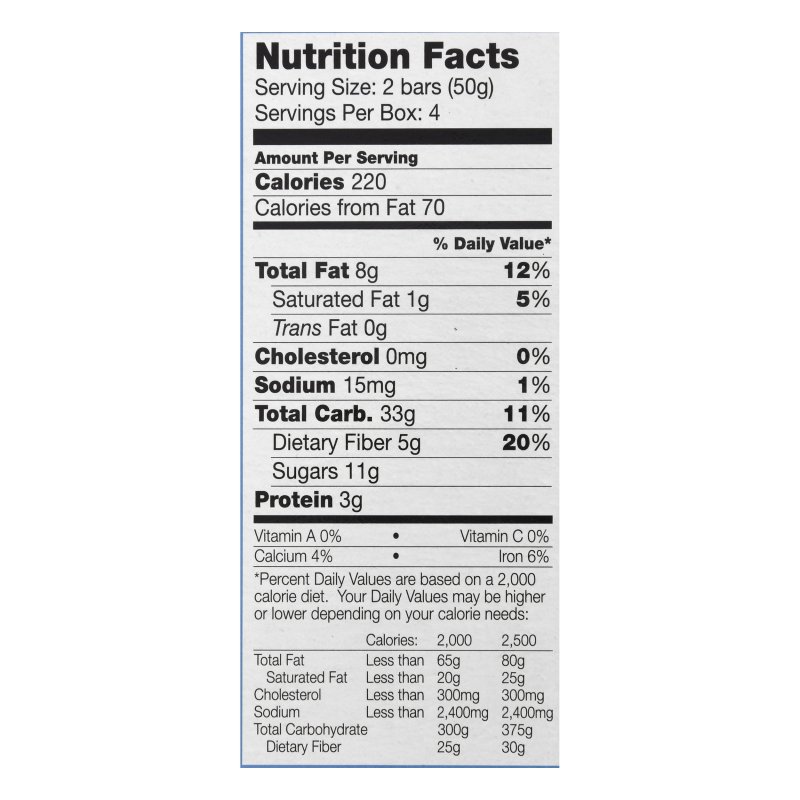 KIND BLUEBERRY ALMOND BREAKFAST BAR GLUTEN FREE 1.76 OZ 8 SNACK BARS