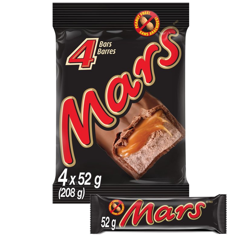 MARS BAR 4 PIECE PACK 208G 7.3OZ