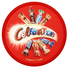 MARS CELEBRATIONS CHOCOLATE BAR TUBS 1.43 POUND PACK OF 1