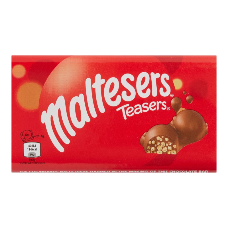 MARS MALTESERS TEASERS LARGE MILK CHOCOLATE BAR 3.5 OZ PACK OF 2