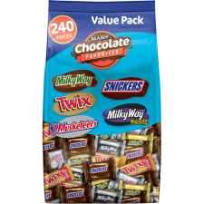 MARS MINI MARS MIXED CHOCOLATE BARS 240 COUNT