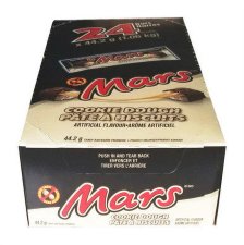 MARS COOKIE DOUGH CHOCOLATE BARS 24 PACK X 44.2G 1 BOX 1.06KG
