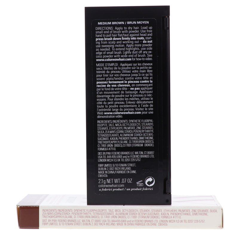 COLOR WOW ROOT COVER UP MEDIUM BROWN 0.07 OZ FOR HAIR TOUCH-UPS
