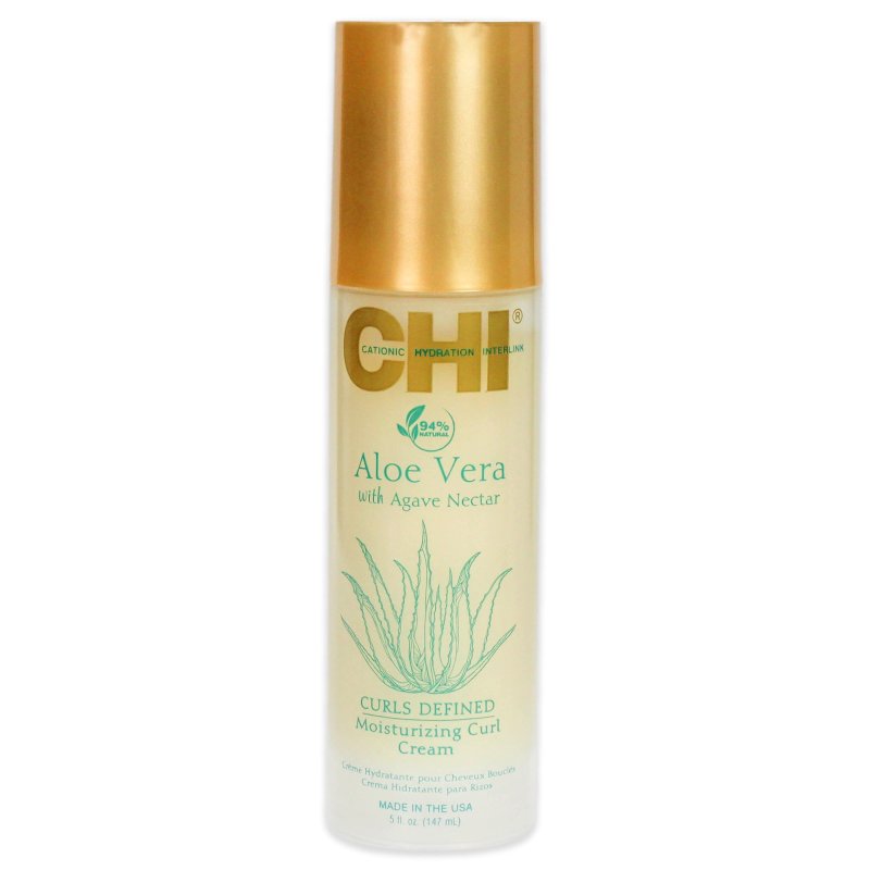 CHI ALOE VERA MOISTURIZING CURL CREAM 5 OZ FOR ALL GENDERS