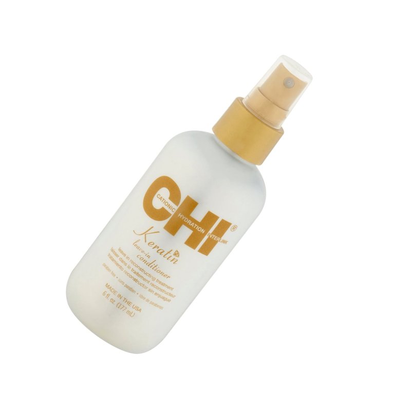 CHI KERATIN LEAVE IN CONDITIONER SPRAY 180ML 6OZ FOR SILKY SMOOTH HAIR