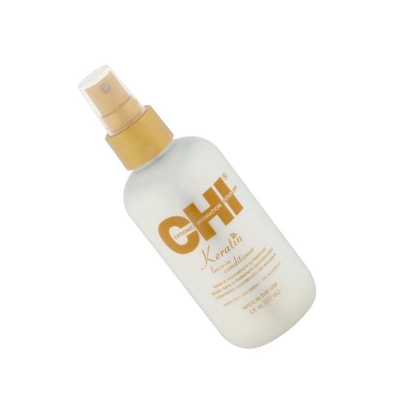 CHI KERATIN LEAVE IN CONDITIONER SPRAY 180ML 6OZ FOR SILKY SMOOTH HAIR