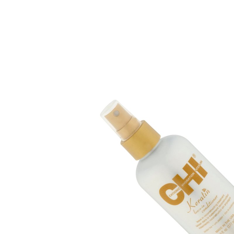 CHI KERATIN LEAVE IN CONDITIONER SPRAY 180ML 6OZ FOR SILKY SMOOTH HAIR