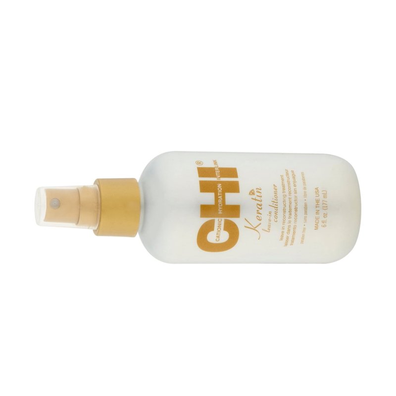 CHI KERATIN LEAVE IN CONDITIONER SPRAY 180ML 6OZ FOR SILKY SMOOTH HAIR