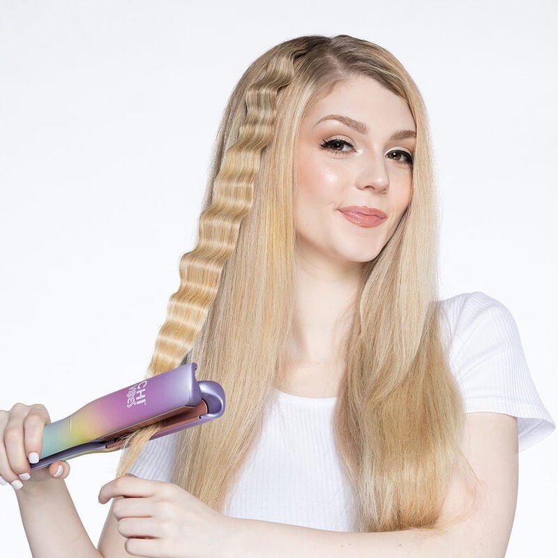 CHI VIBES WAVE ON MULTIFUNCTIONAL WAVER IRON - ALL-IN-ONE STYLING TOOL FOR PERFECT WAVES