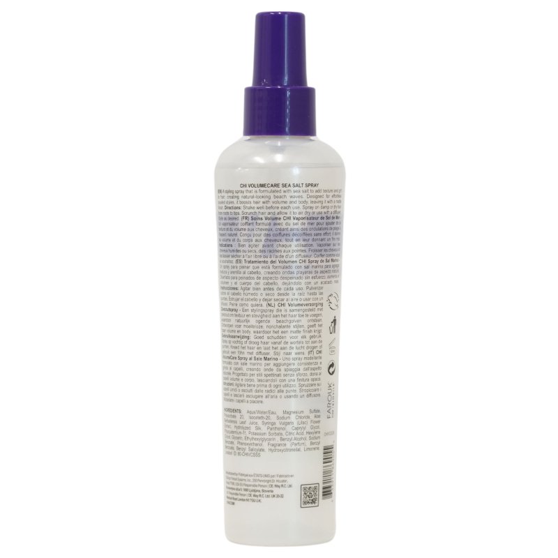 CHI VOLUME CARE SEA SALT SPRAY 8 OZ FOR VOLUMINOUS HAIR