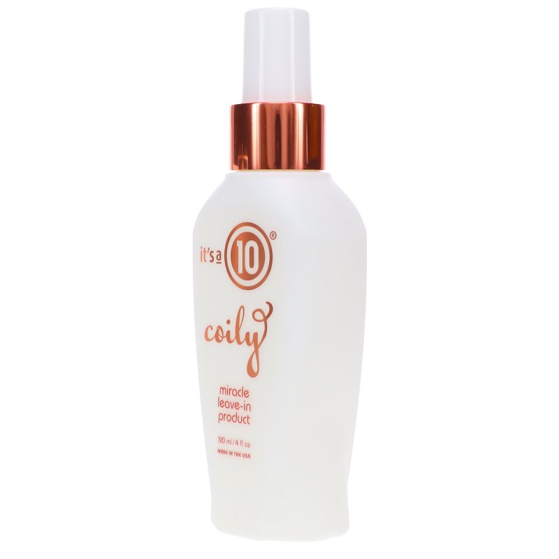 IT'S A 10 COILY MIRACLE LEAVE-IN 4 OZ FOR BEAUTIFUL CURLS
