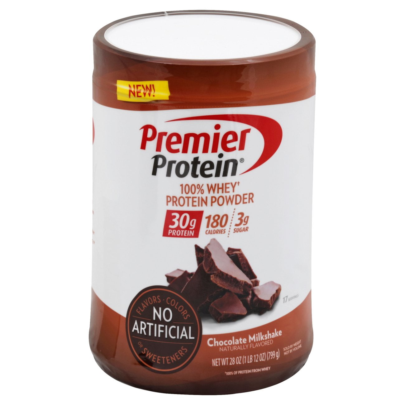 PREMIER PROTEIN CHOCOLATE MILKSHAKE WHEY POWDER 28 OZ 2X PACK