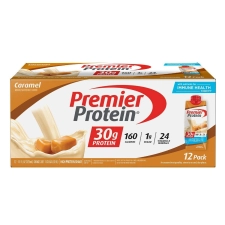 PREMIER PROTEIN CARAMEL NUTRITIONAL SHAKE 11 FL OZ 12PK