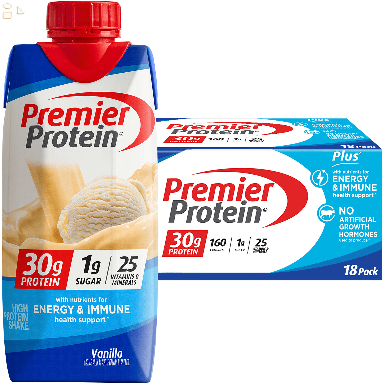 PREMIER 30G PROTEIN ENERGY IMMUNE SUPPORT SHAKES 11 FL OZ 18 PACK