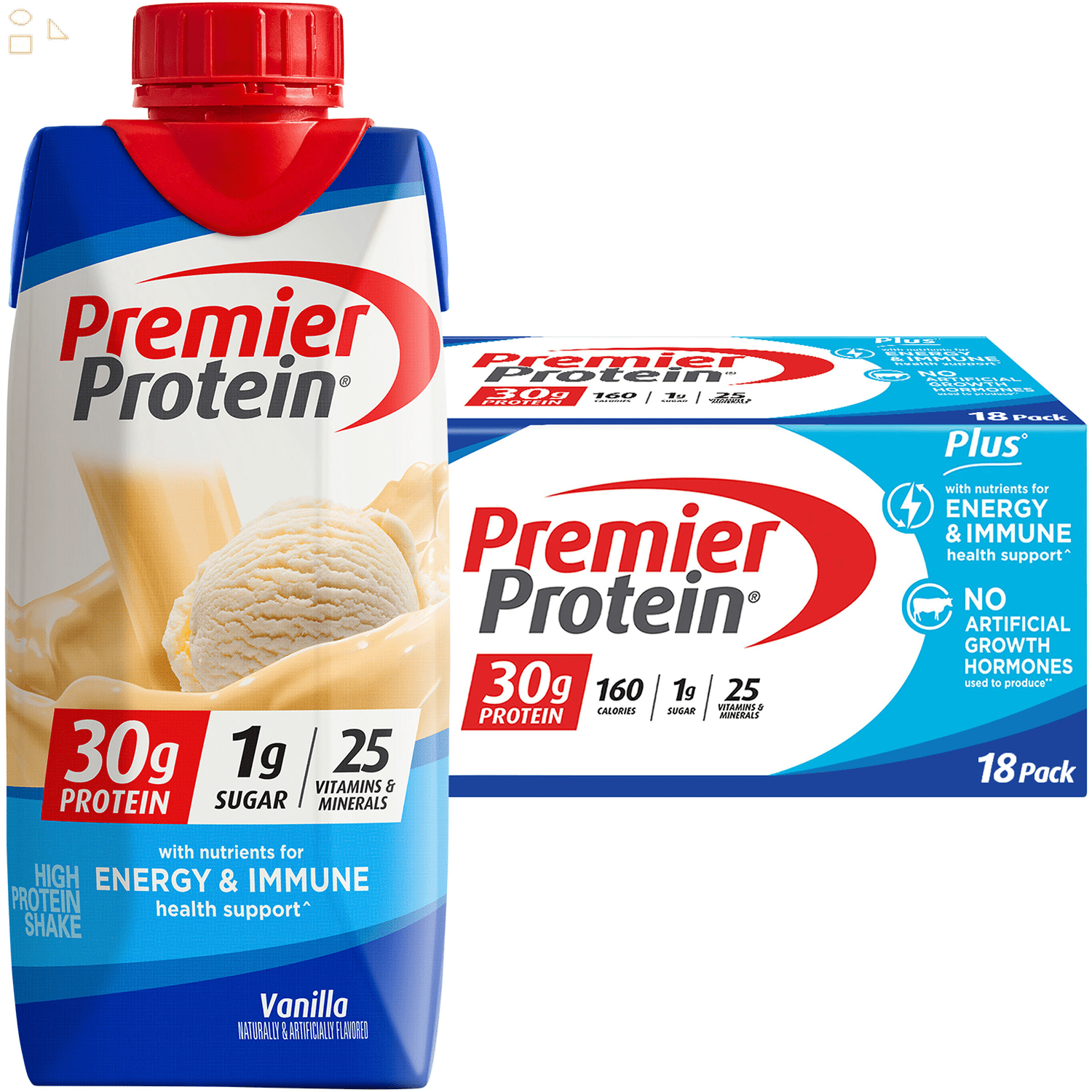 PREMIER 30G PROTEIN ENERGY IMMUNE SUPPORT SHAKES 11 FL OZ 18 PACK