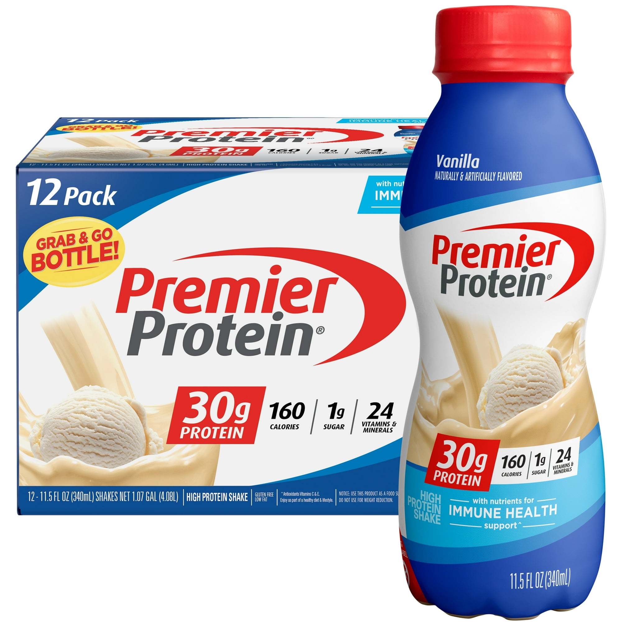 PREMIER VANILLA PROTEIN SHAKE 30G PROTEIN 11.5 FL OZ 12 COUNT