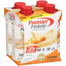 PREMIER PROTEIN CARAMEL 30G SHAKES 11OZ 4 PACK