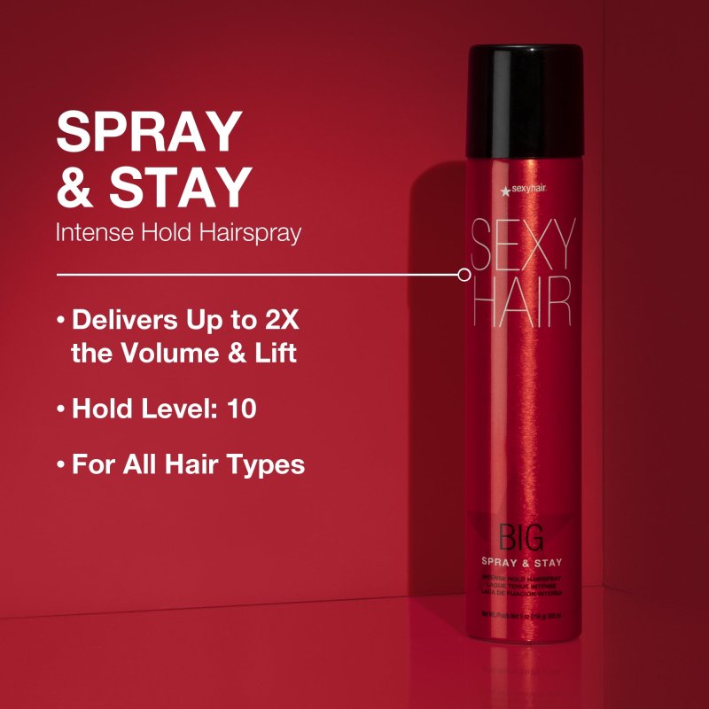 SEXY HAIR SPRAY STAY INTENSE HOLD 9 OZ