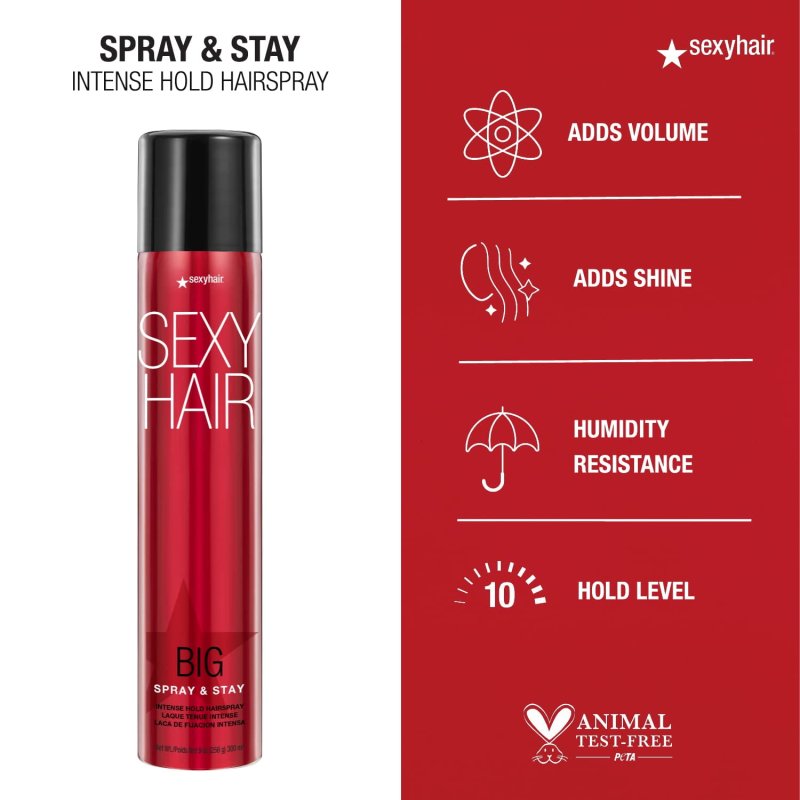 SEXY HAIR SPRAY STAY INTENSE HOLD 9 OZ