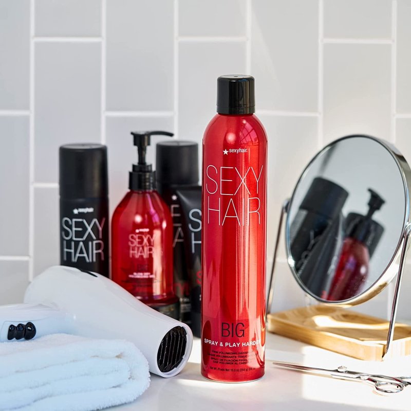 BIG SEXY HAIR SPRAY AND PLAY HARDER FIRM VOLUMIZING HAIRSPRAY 10OZ