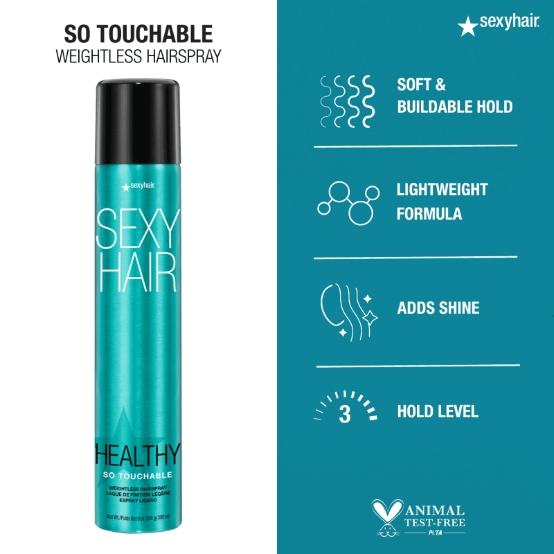 SEXY HAIR SO TOUCHABLE WEIGHTLESS HAIRSPRAY 9 OZ - HAIR