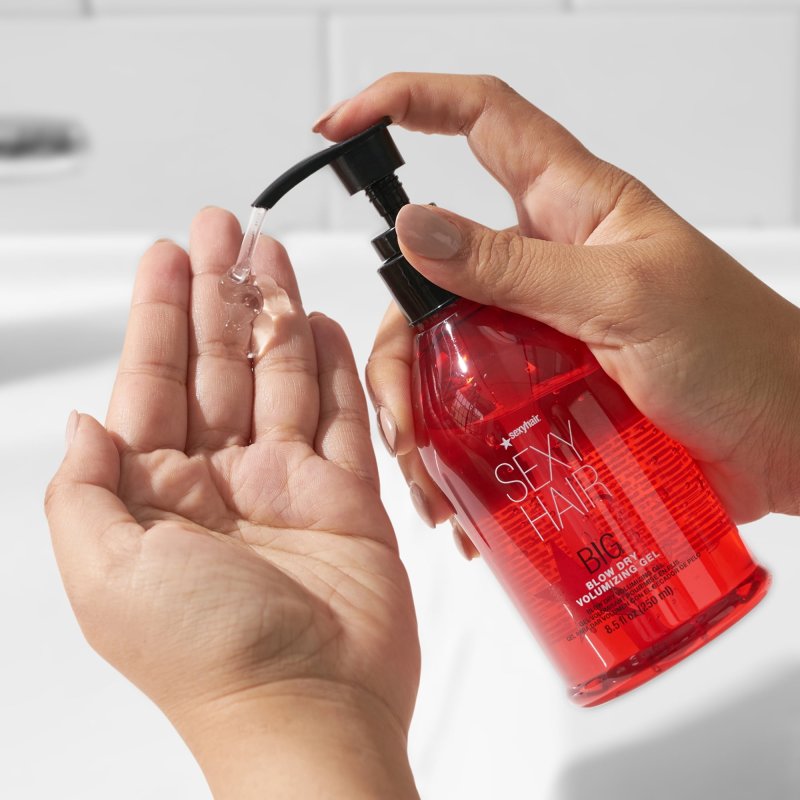 SEXY HAIR BLOW DRY VOLUMIZING GEL 8.5 OZ - HAIR STYLING VOLUME BOOSTING GEL FOR BIG HAIR
