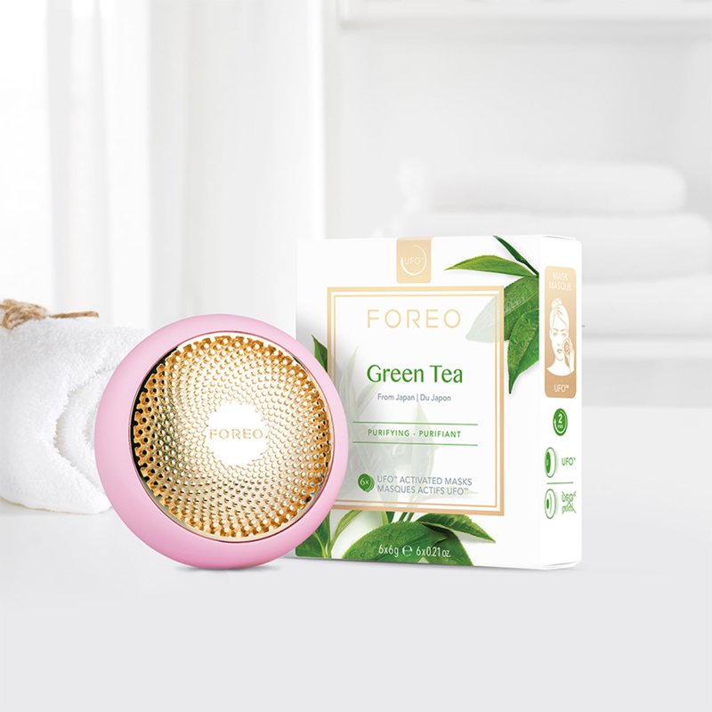 FOREO UFO MASK JAPANESE GREEN TEA FOR GLOWING SKIN