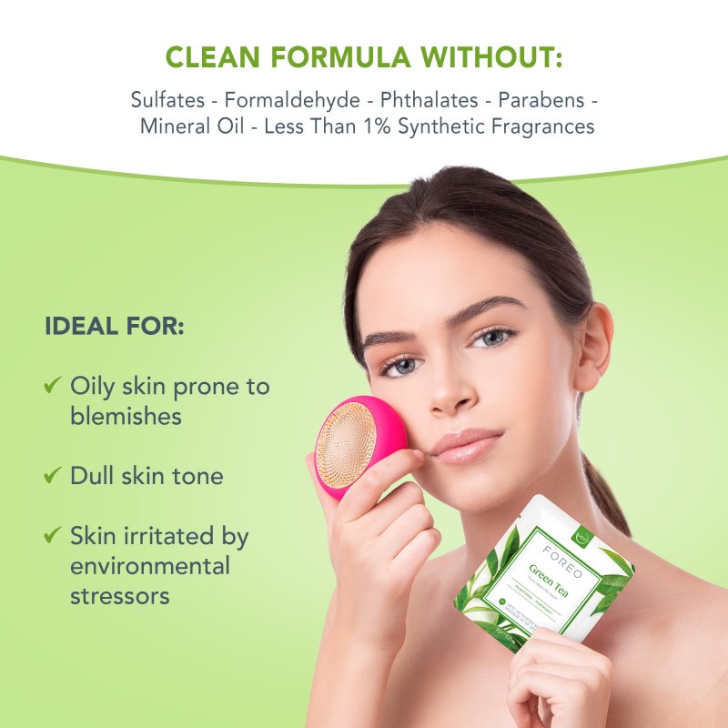 FOREO UFO MASK JAPANESE GREEN TEA FOR GLOWING SKIN