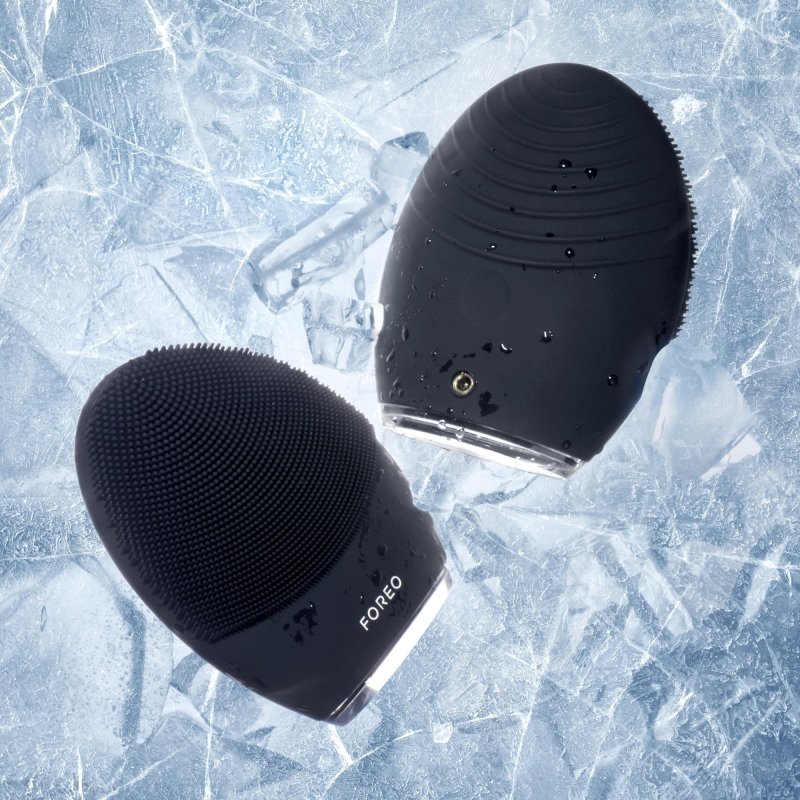 FOREO LUNA 3 MEN FACIAL CLEANSING FIRMING MASSAGE BRUSH SKIN BEARD BLACK