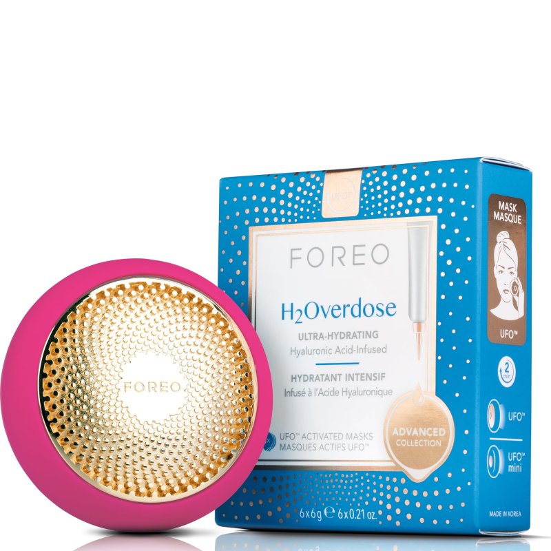 FOREO UFO MASKS H2OVERDOSE 2.0 6-PACK - DEEP HYDRATION SKINCARE