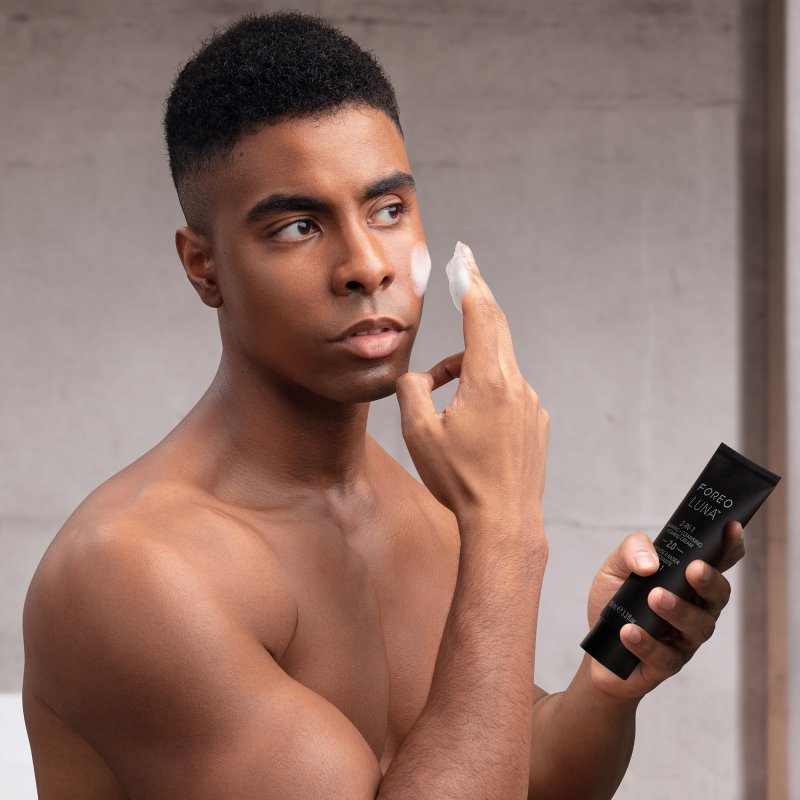 FOREO LUNA 2-IN-1 SHAVING AND CLEANSING FOAMING CREAM FOR SMOOTH SKIN