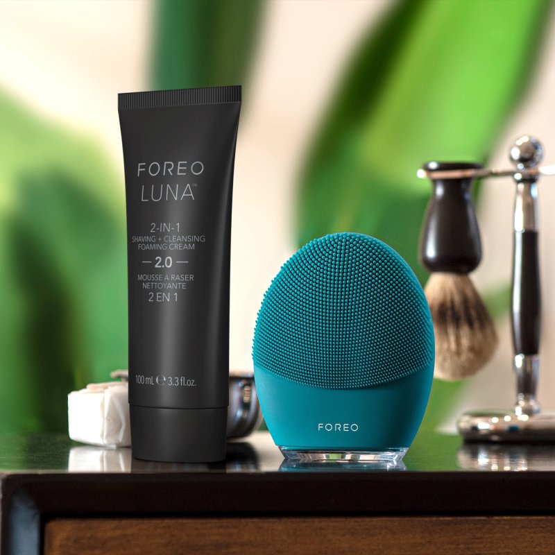 FOREO LUNA 2-IN-1 SHAVING AND CLEANSING FOAMING CREAM FOR SMOOTH SKIN