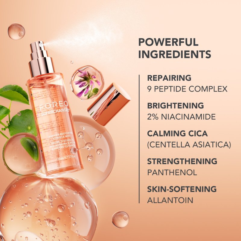 FOREO SUPERCHARGED BARRIER RESTORING ESSENCE MIST - SKIN HYDRATION MIST