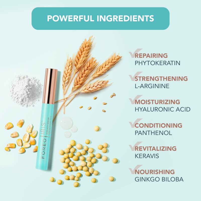 FOREO IRIS EYELASH SERUM 0.5 FL OZ FOR LONGER LASHES